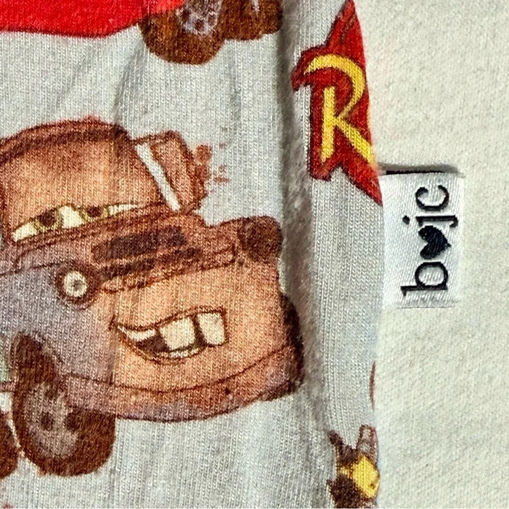 Bundle of Joy Company Cars One-Piece Pajamas Boys 3-6M Kachow Lightning McQueen